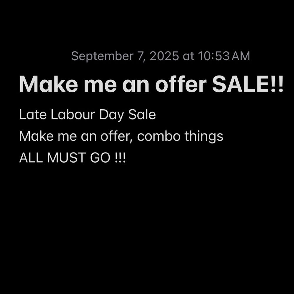 SALE !! Make me an Offer
